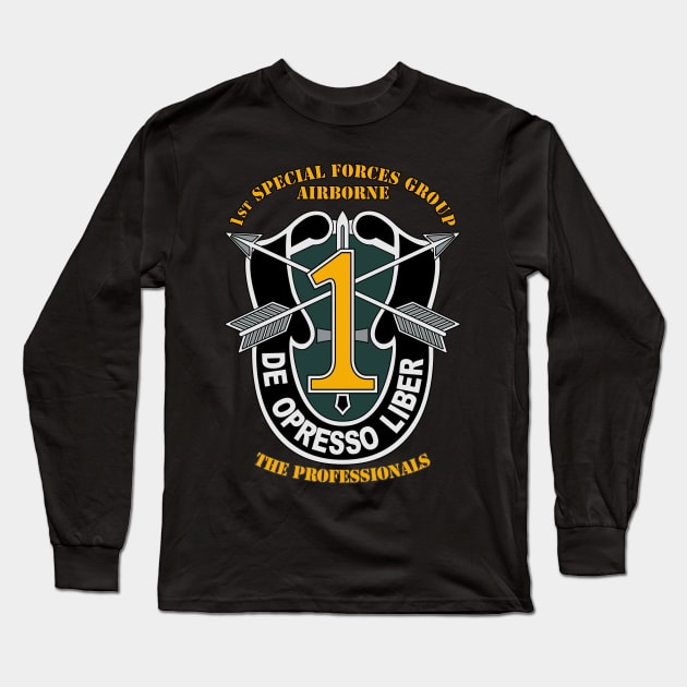 1st Special Forces Group Long Sleeve T-Shirt by MBK